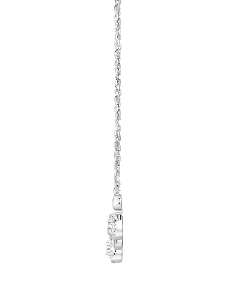 Macy's Diamond Necklace (1/4 ct. t.w.) in Sterling Silver
