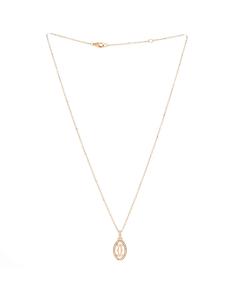 Pre-Owned Cartier Double C de Cartier Pendant Necklace
