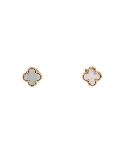 Pre-Owned Van Cleef & Arpels Sweet Alhambra Stud Earrings