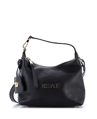 Pre-Owned Versace Tag Hobo Leather