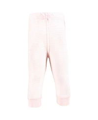 Hudson Baby Baby Girls Hudson Cotton Pants and Leggings, Antique Rose, 9-12 Months