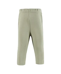 Hudson Baby Baby Girls Hudson Cotton Pants and Leggings, Pink Yellow Pretty Floral, 18-24 Months