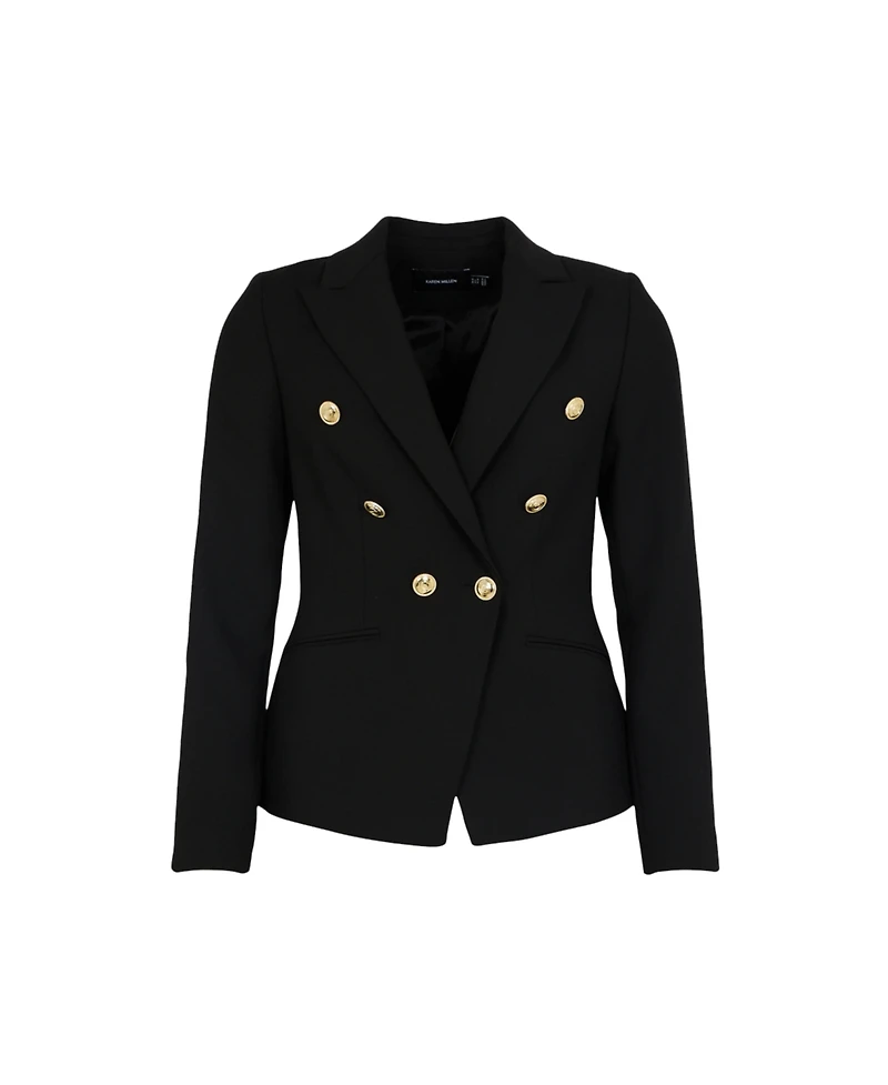 Karen Millen Women's Tailored Button Military Blazer