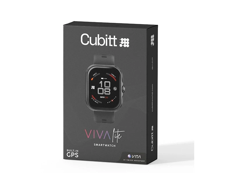 Cubitt Viva Lite Smartwatch with Built-in Gps, 1.85 Amoled Display