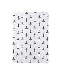 Hudson Baby Cotton Flannel Burp Cloths -Pack, Sea Friends