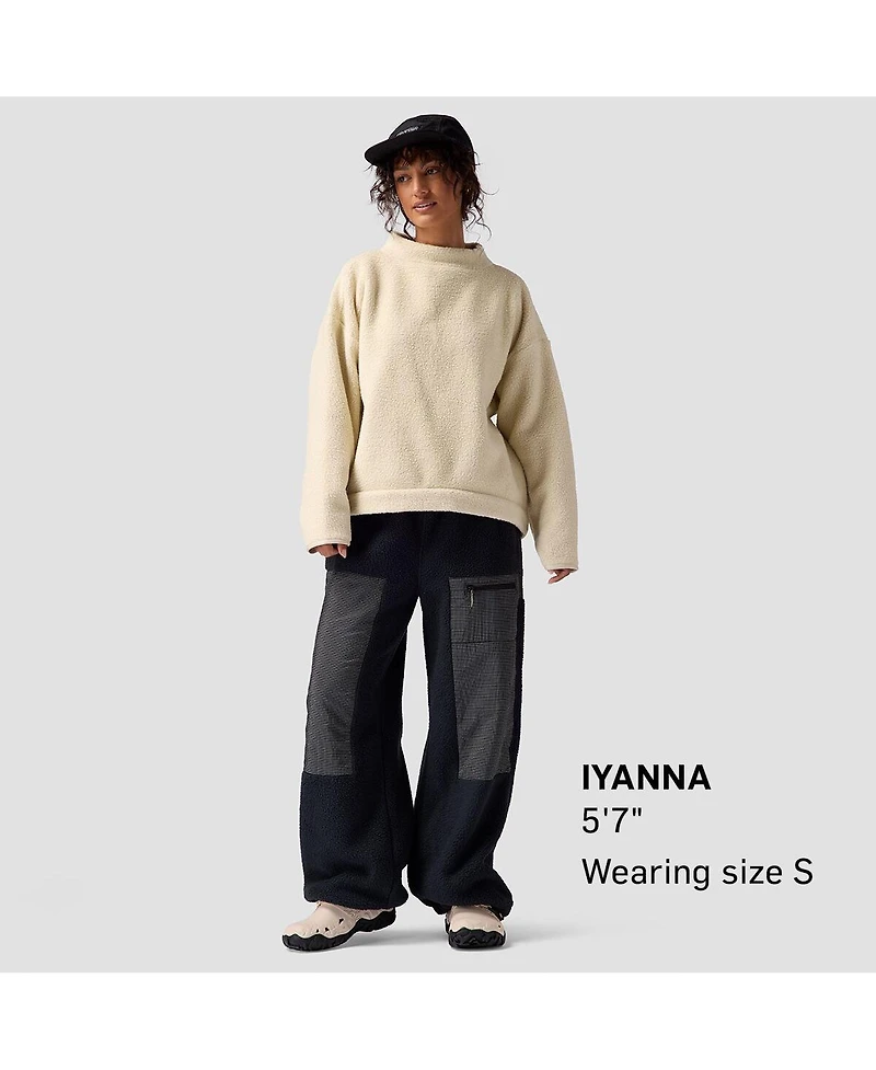 Backcountry Women's Wander Pile-Fleece Mock-Neck Top Pullover Fleece