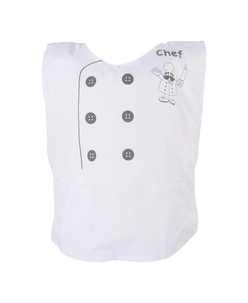Kaplan Early Learning Toddler Pretend Play Chef Vest & Hat