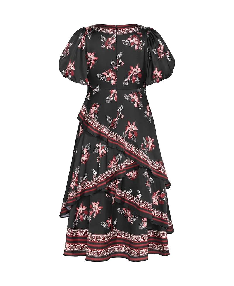 City Chic Women's Drama Queen Dress