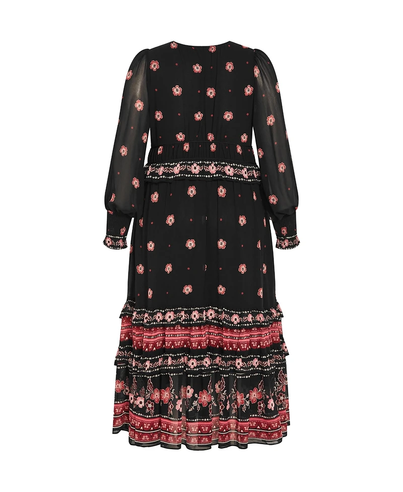 City Chic Women's Cameron Maxi Dress