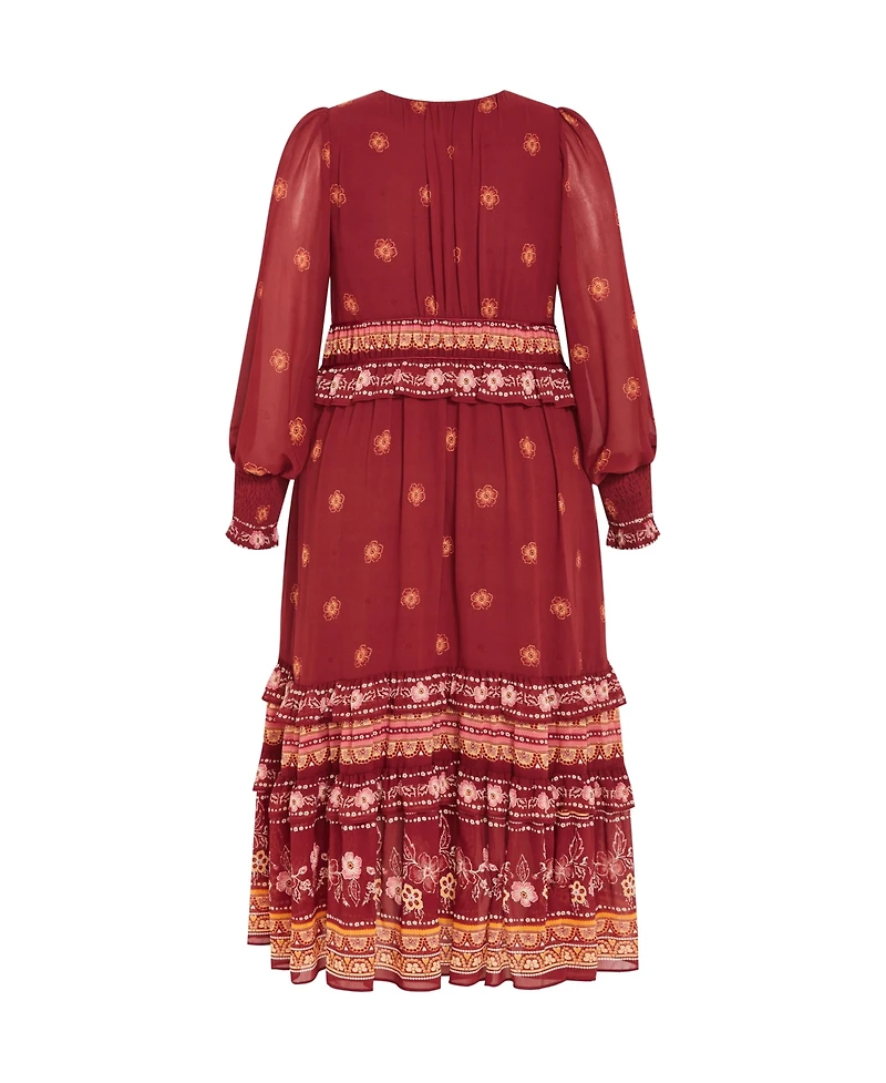 City Chic Women's Cameron Maxi Dress