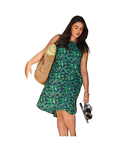 ellos Women's Sleeveless Shift Dress