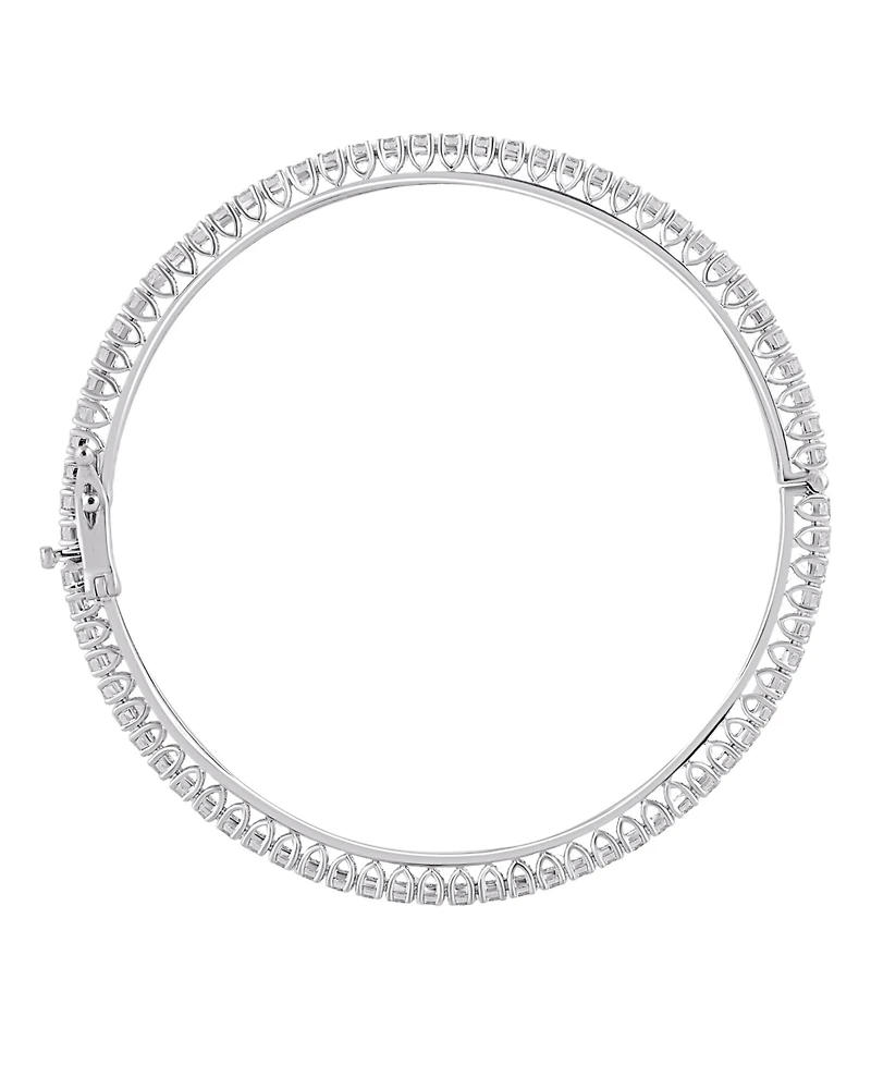 Macy's Diamond Bangle Bracelet (5 ct. t.w.) in 14K White Gold