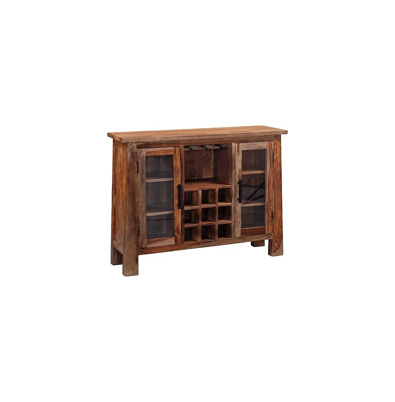 Porter Design Kalispell Solid Sheesham Wood Dining Table