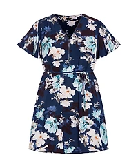 City Chic Women's Plus Megan Print Dress