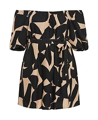 Draft - City Chic Women's Uptown Mini Print Dress