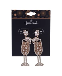 Hallmark Champagne Flute Earrings