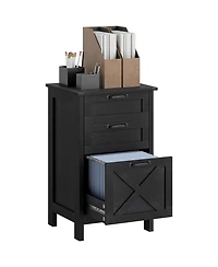 Homcom 3 Drawer File Cabinet, Filing Cabinet for A4 or Letter Size