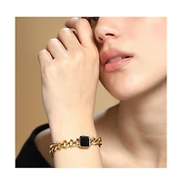 Women's The QuadBlock-Link Chain Bracelet - California Gold