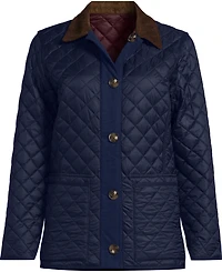 Lands' End Women's Reversible Barn Quilted Insulated Jacket