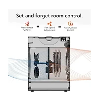 Vornado Air Whole Room Space Heater with Auto Climate Control - White