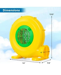480W Bounce House Blower with Handle and Ground Stakes