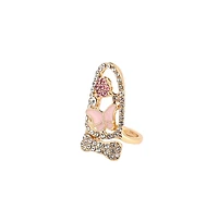 Women's The Regal-Papillon Nail Rings - California Gold (Set Of 5)
