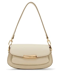 Anne Klein Sculpted Plaque East West Small Shoulder Bag