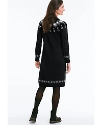 ellos Women's Fair Isle Sweater Dress