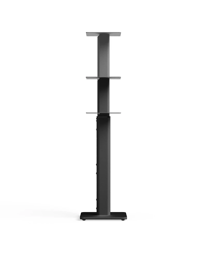 Kanto Sph Universal Height Adjustable Bookshelf Speaker Stands - Pair (Black)