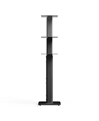 Kanto Sph Universal Height Adjustable Bookshelf Speaker Stands - Pair (Black)