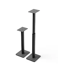 Kanto Sph Universal Height Adjustable Bookshelf Speaker Stands - Pair (Black)
