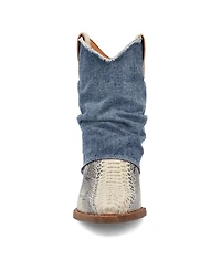 Dingo Women's Denim Dream Leather Bootie