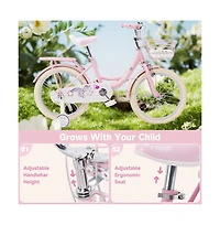 Artudatech Durable & Adjustable to Grow with Your Child Unicorn Kids Bike