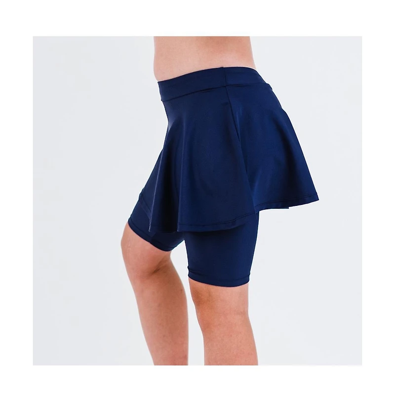 Calypsa Little Girls Midi Swim Skort