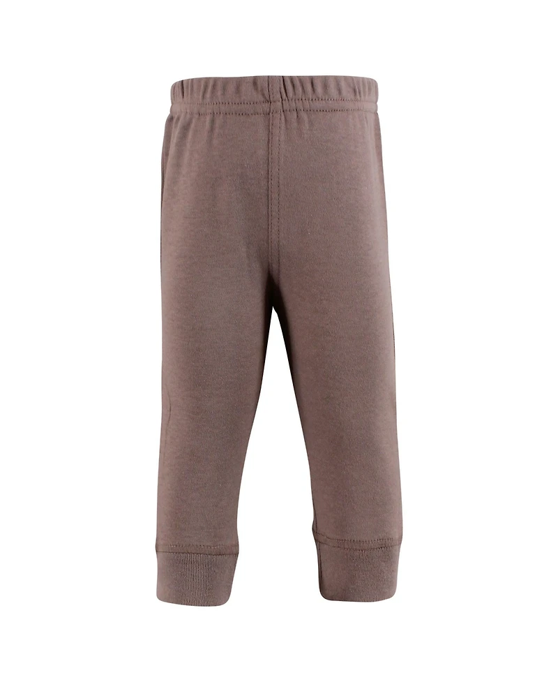 Hudson Baby Toddler Boys Cotton Pants and Leggings, Neutral Olive