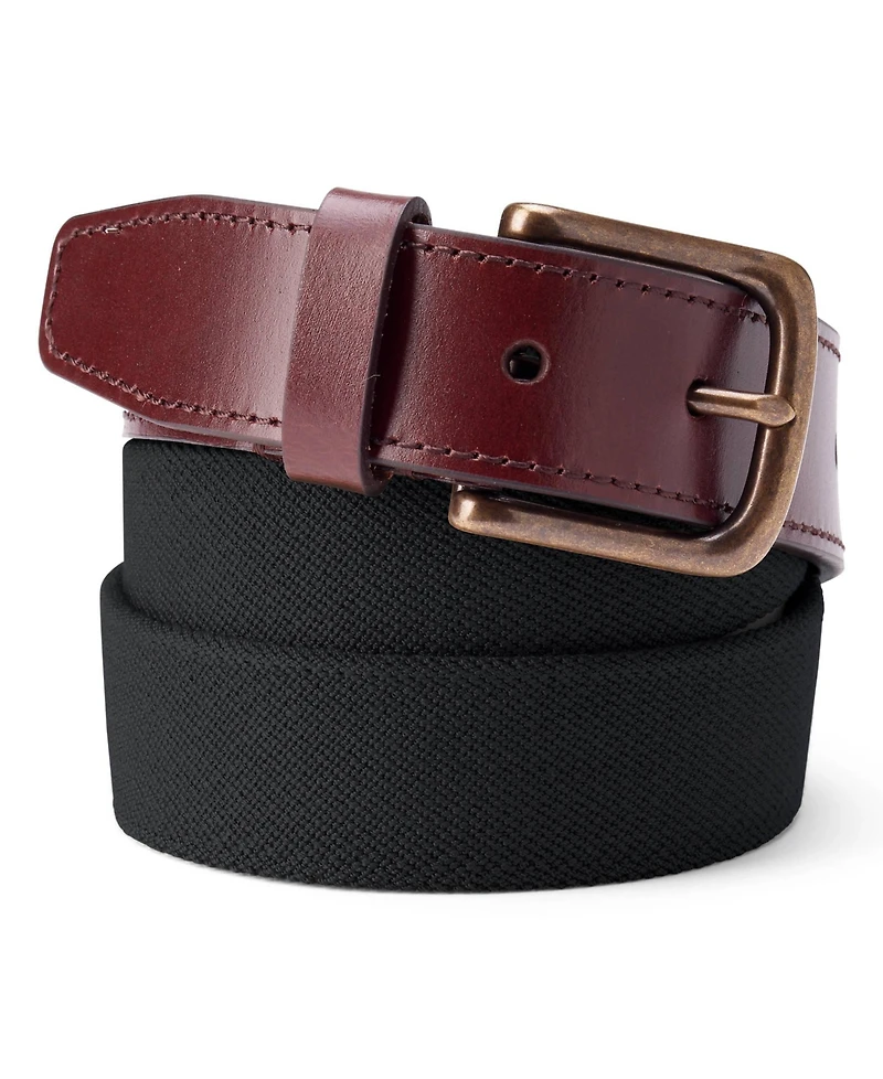 Lands' End Men's Elastic Surcingle Belt