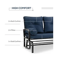 Slickblue Backyard Storage Shed for Lawn Equipment, Tools, and Bins