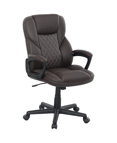 Homcom Executive Office Chair Pu Leather Desk Chair with High Back
