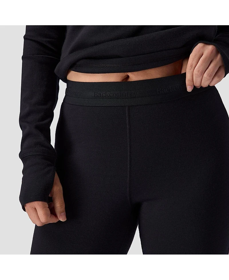 Backcountry Women's Cedars Rws Merino Mid-Wt Baselayer 3/4 Bottom Midweight Long Underwear Bottoms