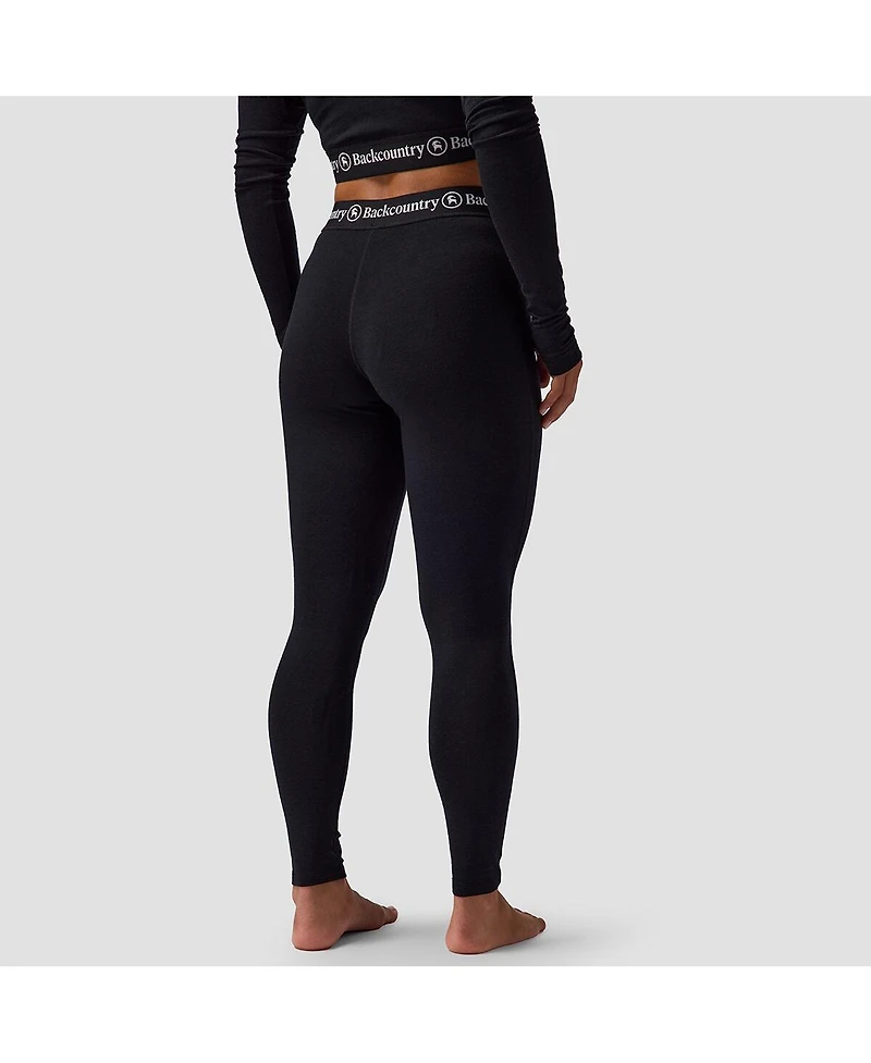 Backcountry Women's Cedars Rws Merino Lt-Wt Baselayer V-Waist Bottom Lightweight Long Underwear Bottoms
