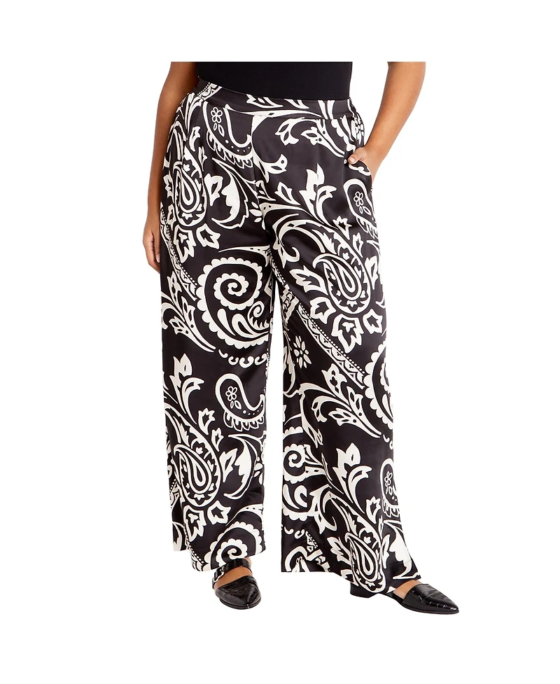 City Chic Women's Sienna Print Pant