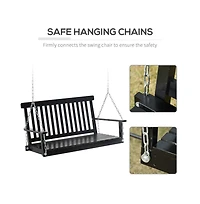 Slickblue 1 Pc Outdoor Patio Swing with Soft Cushions for Relaxation