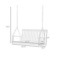 Slickblue Hanging Patio Swing for Relaxing Outdoors in Garden