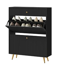 Shoe Cabinet for Entryway, Hallway, or Bedroom Storage