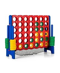 Sugift 4-to-Score Giant Game Set with Net Storage-Blue