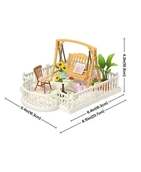 Robotime 3D Puzzles Diy Miniature Dollhouse Accessories, Extension Pack Building Set Toys Playset, Ornaments for Gift