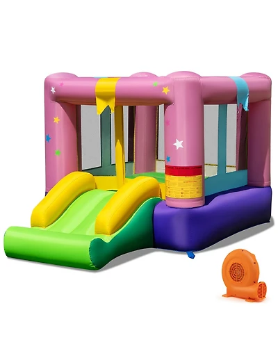 Sugift Bouncy Castle with Jumping Area and 520W Blower