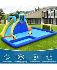 Sugift 6-in-1 Inflatable Water Slide Jumping House without Blower