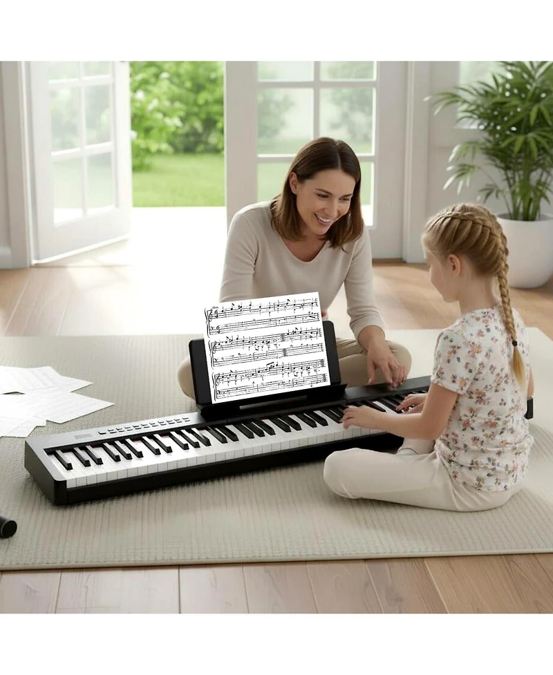 Mecale French Dream Audio Source with 88 Keys Velocity-Sensitive Piano Keyboard