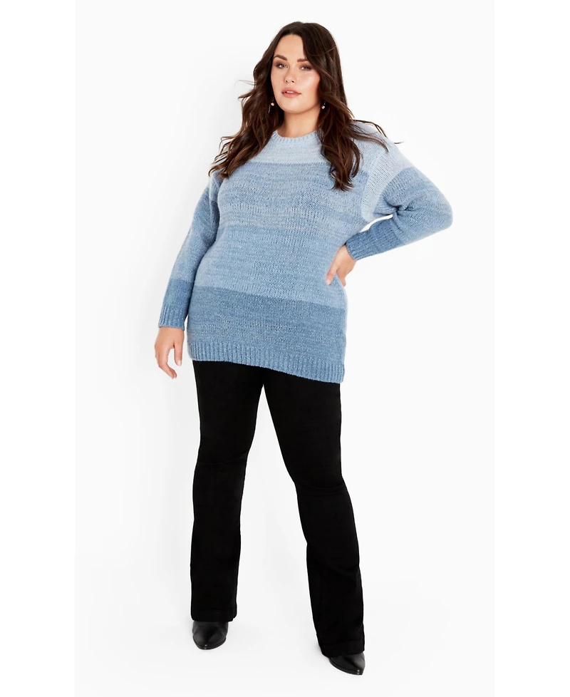 Avenue Women's Reese Ribbed Knit Sweater